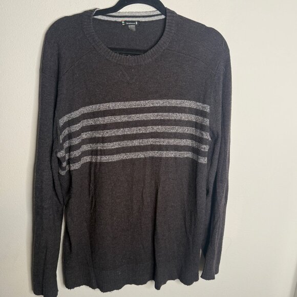 Smartwool Men's Large Gray wool Merino  Long Sleeve Pattern Sweater - Picture 2 of 6